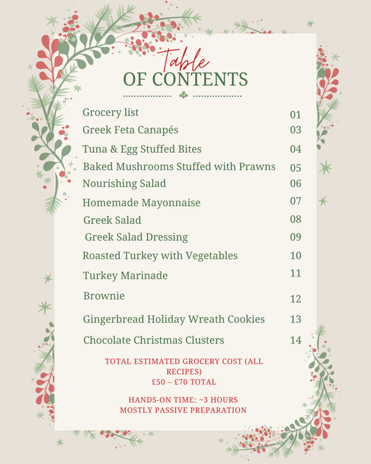 Festive Menu